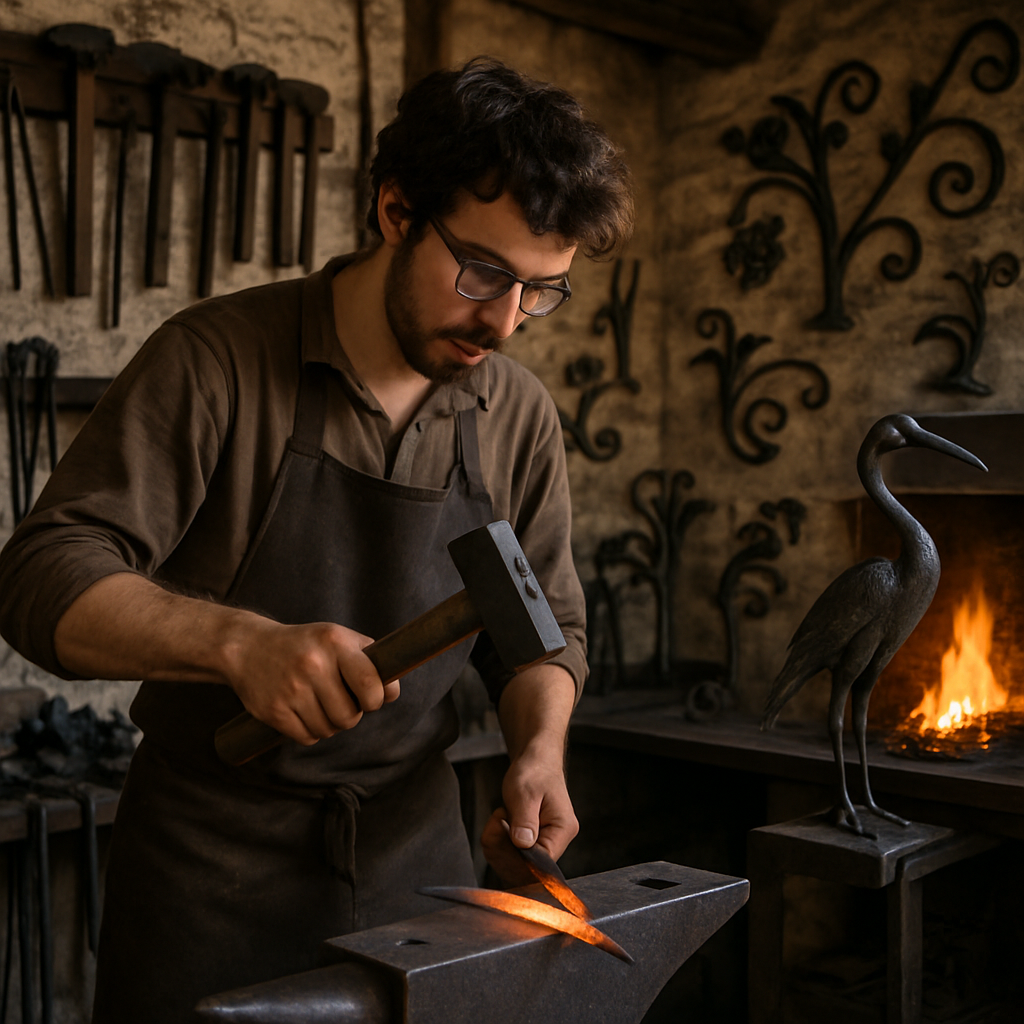découvrez le parcours inspirant de baptiste, couronné meilleur apprenti en ferronnerie à varzy. suivez son aventure artisanale et sa passion pour l'art du métal.