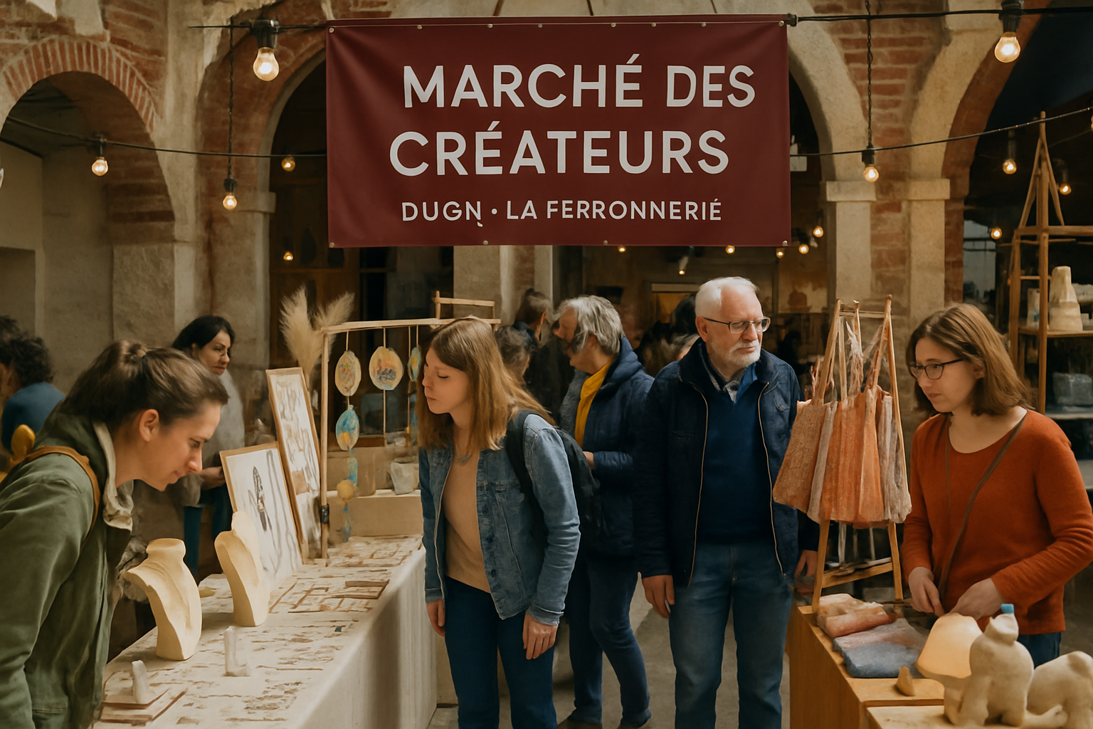 plongez dans l'univers des talents locaux à dijon ! ne manquez pas le marché des créateurs à la ferronnerie, où artisans et designers partagent leurs créations uniques. un événement à découvrir jusqu'au 13 juillet, idéal pour dénicher des pièces originales et soutenir l'artisanat local.