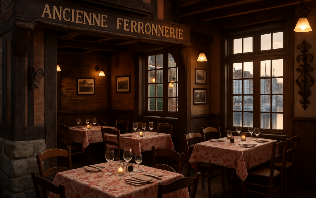 découvrez l'histoire fascinante d'une ancienne ferronnerie à honfleur, désormais transformée en un restaurant chaleureux. savourez une cuisine délicieuse dans un cadre unique qui allie charme historique et confort moderne.