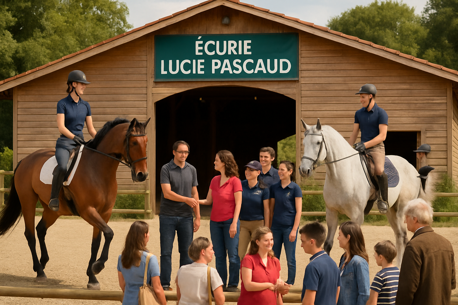 découvrez les journées portes ouvertes de l'écurie lucie pascaud à étoges : venez rencontrer l'équipe, visiter les installations et partager la passion du cheval dans une ambiance conviviale !