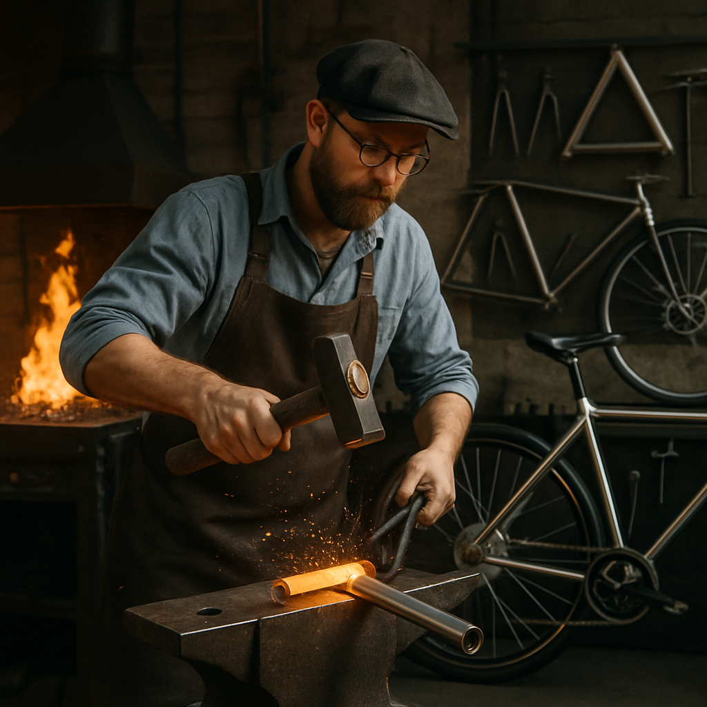 découvrez l'histoire inspirante d'un ancien champion de cyclisme qui se réinvente en embrassant la passion du métier de ferronnier artisanal.