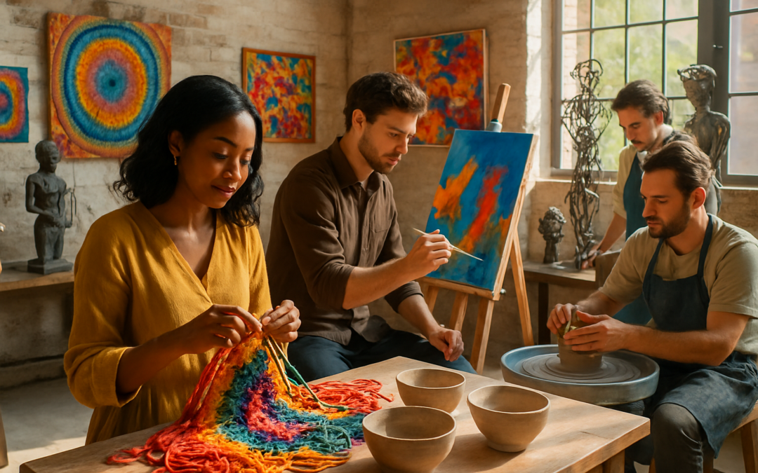 découvrez à izernore une nouvelle association artistique dédiée aux passionnés de crochet, peinture, argile, céramique et ferronnerie ! participez à des ateliers créatifs et partagez votre passion dans une ambiance conviviale.