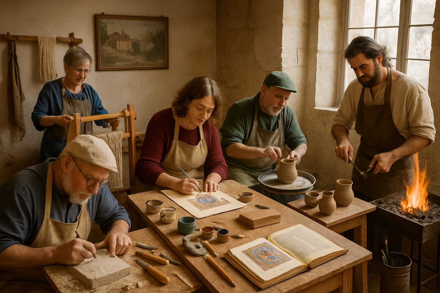 découvrez à izernore une nouvelle association artistique dédiée au crochet, à la peinture, à l'argile, à la céramique et à la ferronnerie. rejoignez-nous pour cultiver votre créativité et partager votre passion dans une ambiance conviviale !