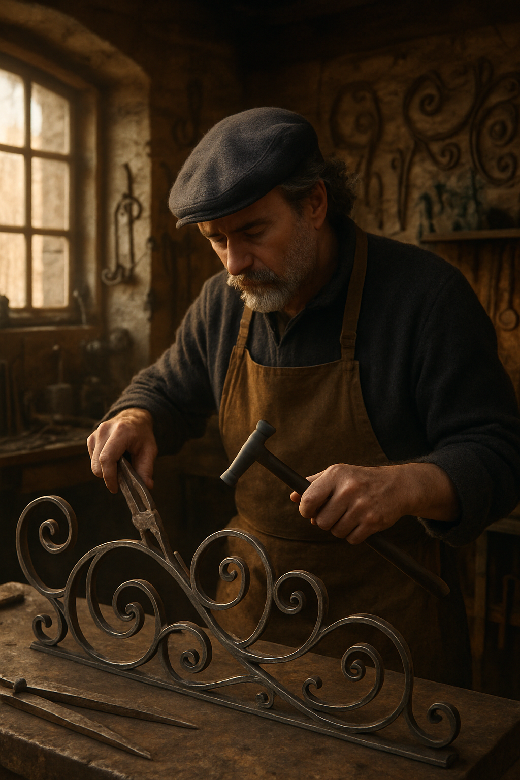 découvrez lionel moretto, métallier ferronnier passionné des côtes-d’armor, récemment honoré du prestigieux titre de maître artisan d’art. plongez dans son univers et son savoir-faire unique au service de la création métallique.