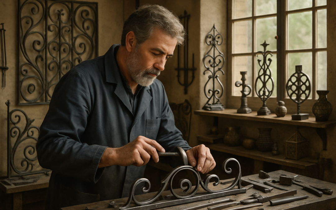 découvrez comment lionel moretto, ferronnier d'exception, conjugue tradition et innovation pour préserver l'héritage artisanal. honoré en tant que maître artisan d'art, il partage sa passion et son savoir-faire unique.