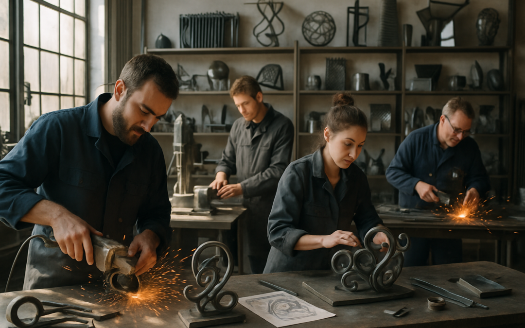 découvrez le savoir-faire d’une métallerie en pleine expansion, où l’art du métal allie tradition et innovation pour des créations uniques et sur mesure.